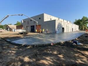 June 2020 - Concrete Parking Pouring of New Water Treatment Plant
